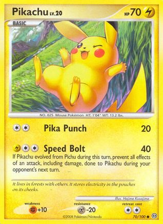 Pikachu 70/100 - Stormfront - Poke-Collect