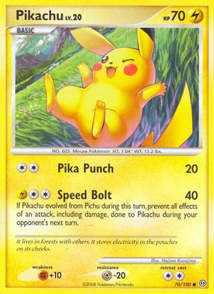 Pikachu 70/100 - Stormfront