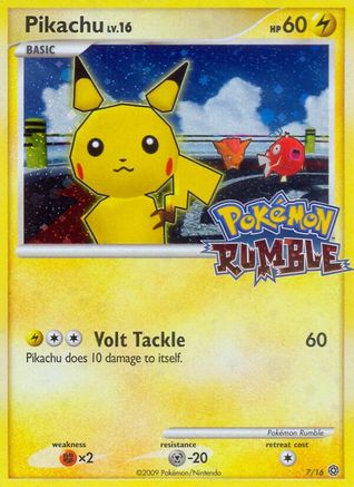 Pikachu 7/16 - Rumble Holofoil - Poke-Collect