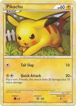 Pikachu (#2) 2 - HGSS Trainer Kit Gyarados & Raichu - Poke-Collect