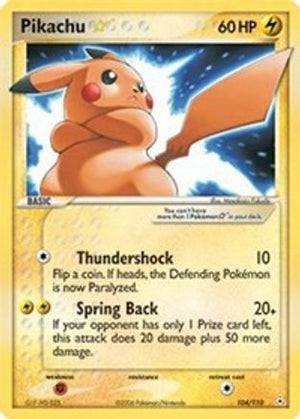 Pikachu Star 104/110 - Holon Phantoms Holofoil - Poke-Collect