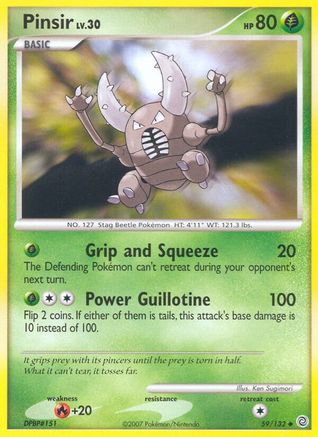 Pinsir 59/132 - Secret Wonders Reverse Holofoil - Poke-Collect