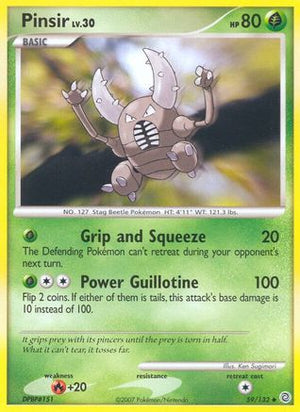 Pinsir 59/132 - Secret Wonders Reverse Holofoil - Poke-Collect