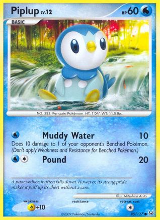 Piplup 85/127 - Platinum - Poke-Collect
