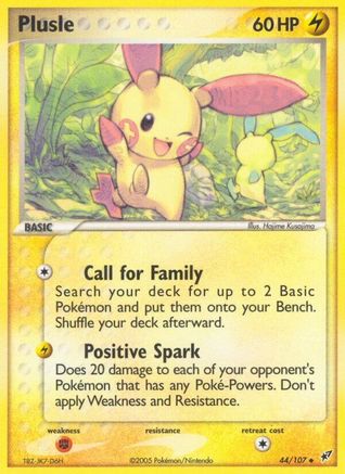 Plusle 44/107 - Deoxys - Poke-Collect