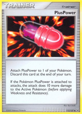 PlusPower 112/127 - Platinum Reverse Holofoil - Poke-Collect