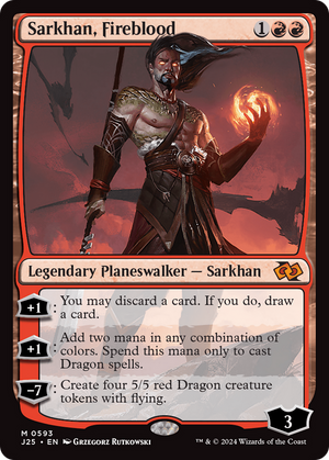 Sarkhan, Fireblood (J25-593) - Foundations Jumpstart - Poke-Collect