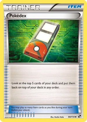 Pokedex 98/114 - Black and White - Poke-Collect