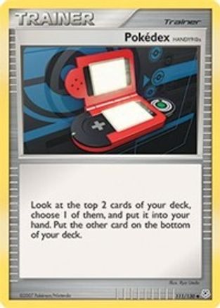 Pokedex (HANDY910is) 111/130 - Diamond and Pearl Reverse Holofoil - Poke-Collect