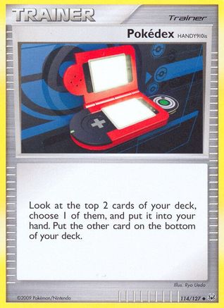 Pokedex HANDY910is 114/127 - Platinum Reverse Holofoil - Poke-Collect