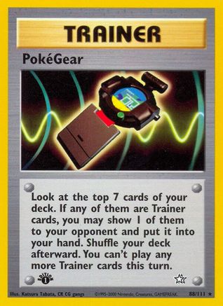PokeGear 88/111 - Neo Genesis Unlimited - Poke-Collect