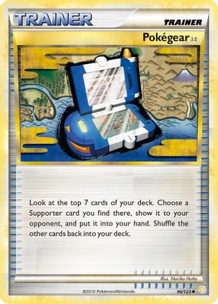 Pokegear 3.0 96/123 - HeartGold SoulSilver Reverse Holofoil - Poke-Collect