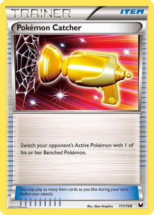 Pokemon Catcher (Gold) 111/108 - Dark Explorers Holofoil - Poke-Collect