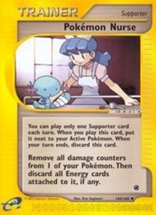 Pokemon Nurse 145/165 - Expedition Reverse Holofoil - Poke-Collect