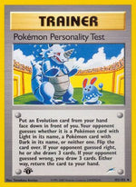 Pokemon Personality Test 102/105 - Neo Destiny 1st Edition - Poke-Collect