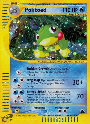 Politoed H23/144 - Skyridge Holofoil