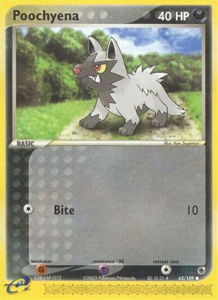 Poochyena - 63/109 63/109 - Ruby and Sapphire - Poke-Collect