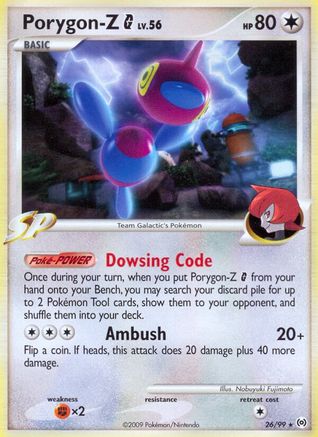 Porygon-Z G 26/99 - Arceus Reverse Holofoil - Poke-Collect