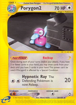 Porygon2 28/147 - Aquapolis - Poke-Collect
