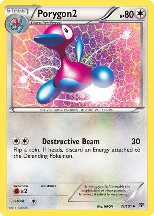 Porygon2 73/101 - Plasma Blast Reverse Holofoil - Poke-Collect