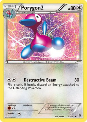 Porygon2 73/101 - Plasma Blast Reverse Holofoil - Poke-Collect