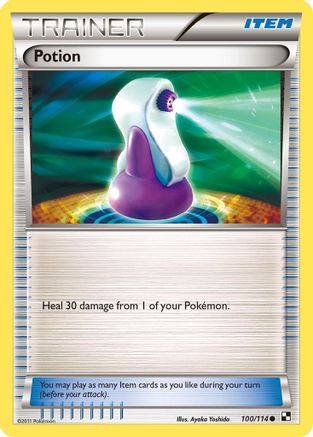 Potion 100/114 - Black and White Reverse Holofoil - Poke-Collect