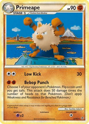 Primeape 22/95 - Unleashed - Poke-Collect