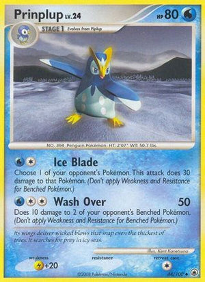 Prinplup 44/100 - Majestic Dawn Reverse Holofoil - Poke-Collect