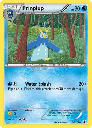 Prinplup 34/113 - Legendary Treasures - Poke-Collect