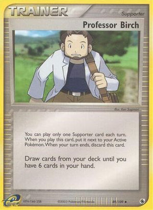 Professor Birch 89/109 - Ruby and Sapphire Reverse Holofoil - Poke-Collect