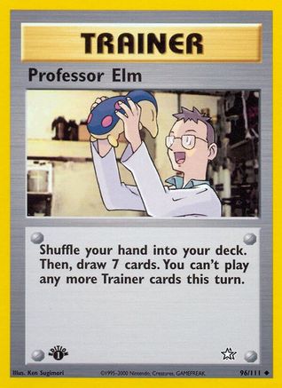 Professor Elm 96/111 - Neo Genesis 1st Edition - Poke-Collect