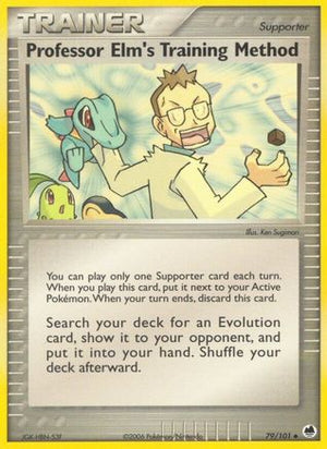 Professor Elm's Training Method 79/101 - Dragon Frontiers - Poke-Collect