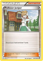 Professor Juniper 101/114 - Black and White Reverse Holofoil - Poke-Collect