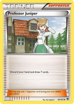 Professor Juniper 84/101 - Plasma Blast Reverse Holofoil - Poke-Collect