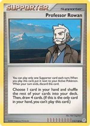 Professor Rowan 112/130 - Diamond and Pearl Reverse Holofoil - Poke-Collect