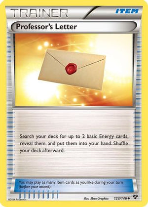 Professor's Letter 123/146 - XY