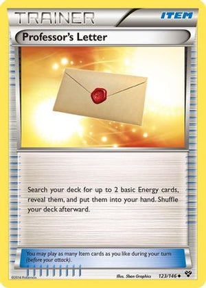 Professor's Letter 123/146 - XY Base Set Reverse Holofoil - Poke-Collect