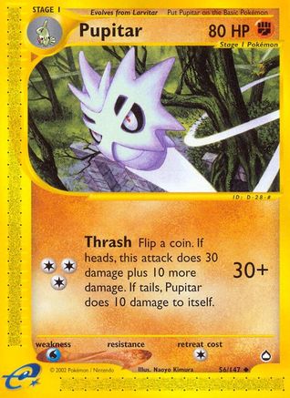 Pupitar 56/147 - Aquapolis Reverse Holofoil - Poke-Collect