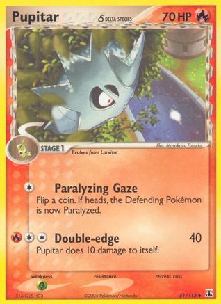 Pupitar (Delta Species) 51/113 - Delta Species - Poke-Collect