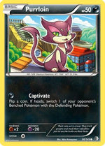 Purrloin 90/149 - Boundaries Crossed Reverse Holofoil - Poke-Collect