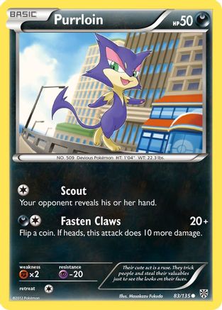 Purrloin (83) 83/135 - Plasma Storm - Poke-Collect