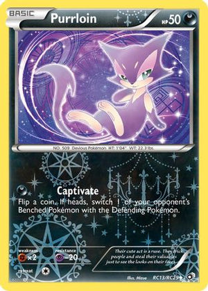 Purrloin RC13/113 - Legendary Treasures Radiant Collection Holofoil - Poke-Collect