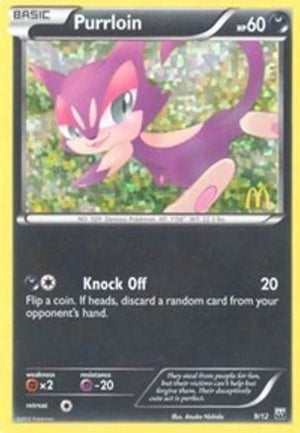 Purrloin - 9/12 9/12 - McDonalds Promos 2012 Holofoil - Poke-Collect