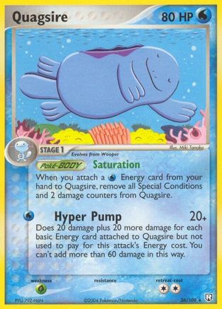 Quagsire 26/109 - Team Rocket Returns - Poke-Collect