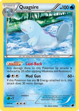 Quagsire 22/116 - Plasma Freeze - Poke-Collect