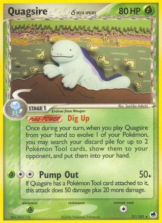 Quagsire (Delta Species) 21/101 - Dragon Frontiers - Poke-Collect