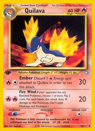 Quilava (46) 46/111 - Neo Genesis 1st Edition - Poke-Collect