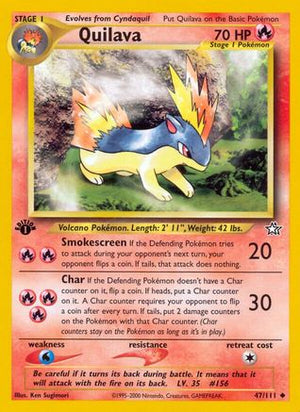 Quilava (47) 47/111 - Neo Genesis Unlimited - Poke-Collect