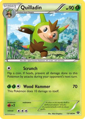 Quilladin 13/146 - XY Base Set Reverse Holofoil - Poke-Collect
