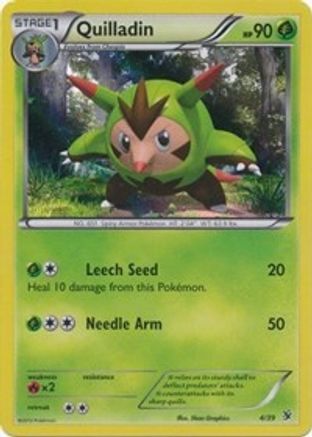 Quilladin 4/39 - Kalos Starter Set Holofoil - Poke-Collect